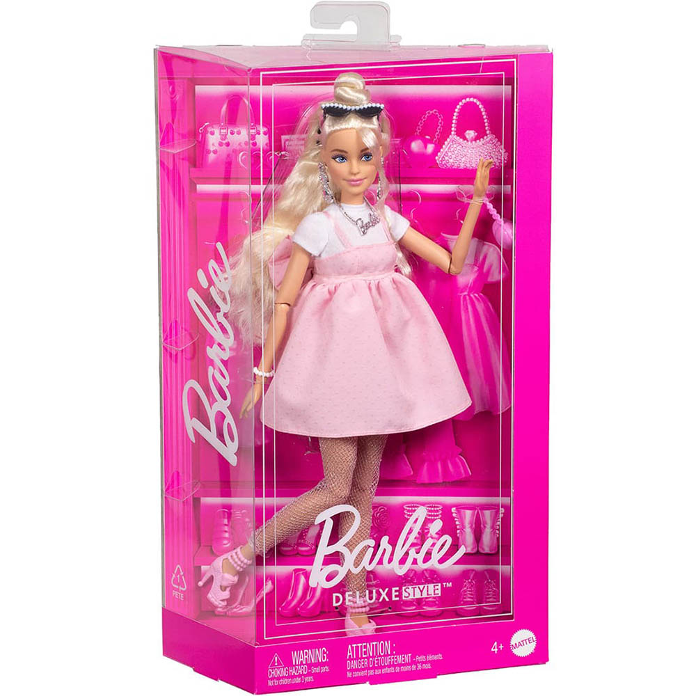 Внешний вид Кукла BARBIE Deluxe style Barbiecore Модница в платье Baby doll (HYV27)