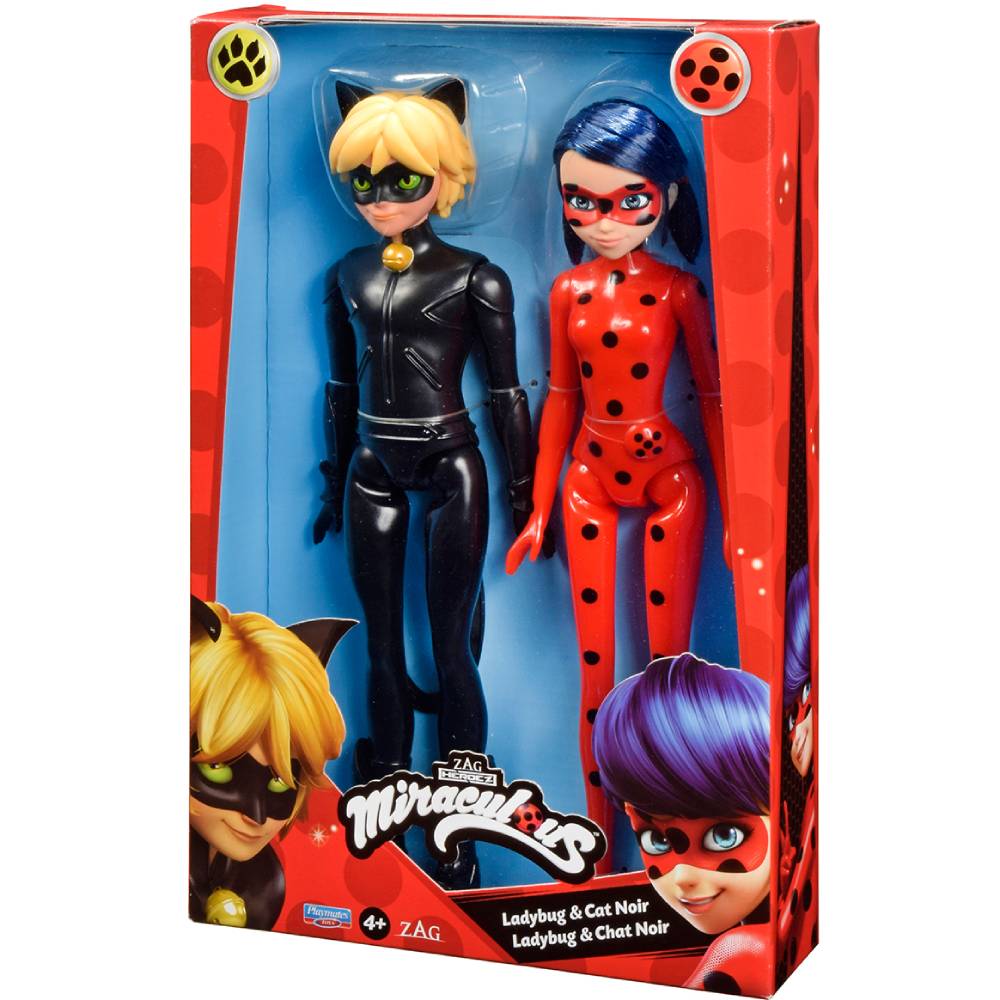 Набор кукол MIRACULOUS серии Basic Леди Баг и Супер-Кот 26 см (50275) Материал пластик