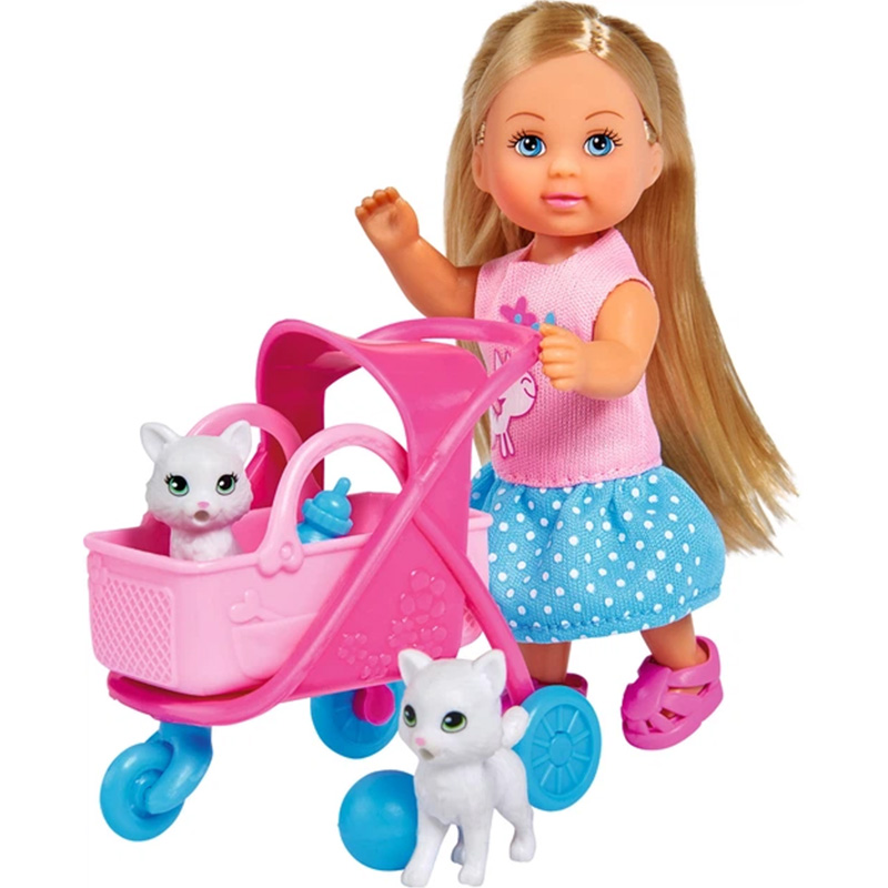 Лялька SIMBA Еві Візок для улюбленців з кошенятами (5733348)
