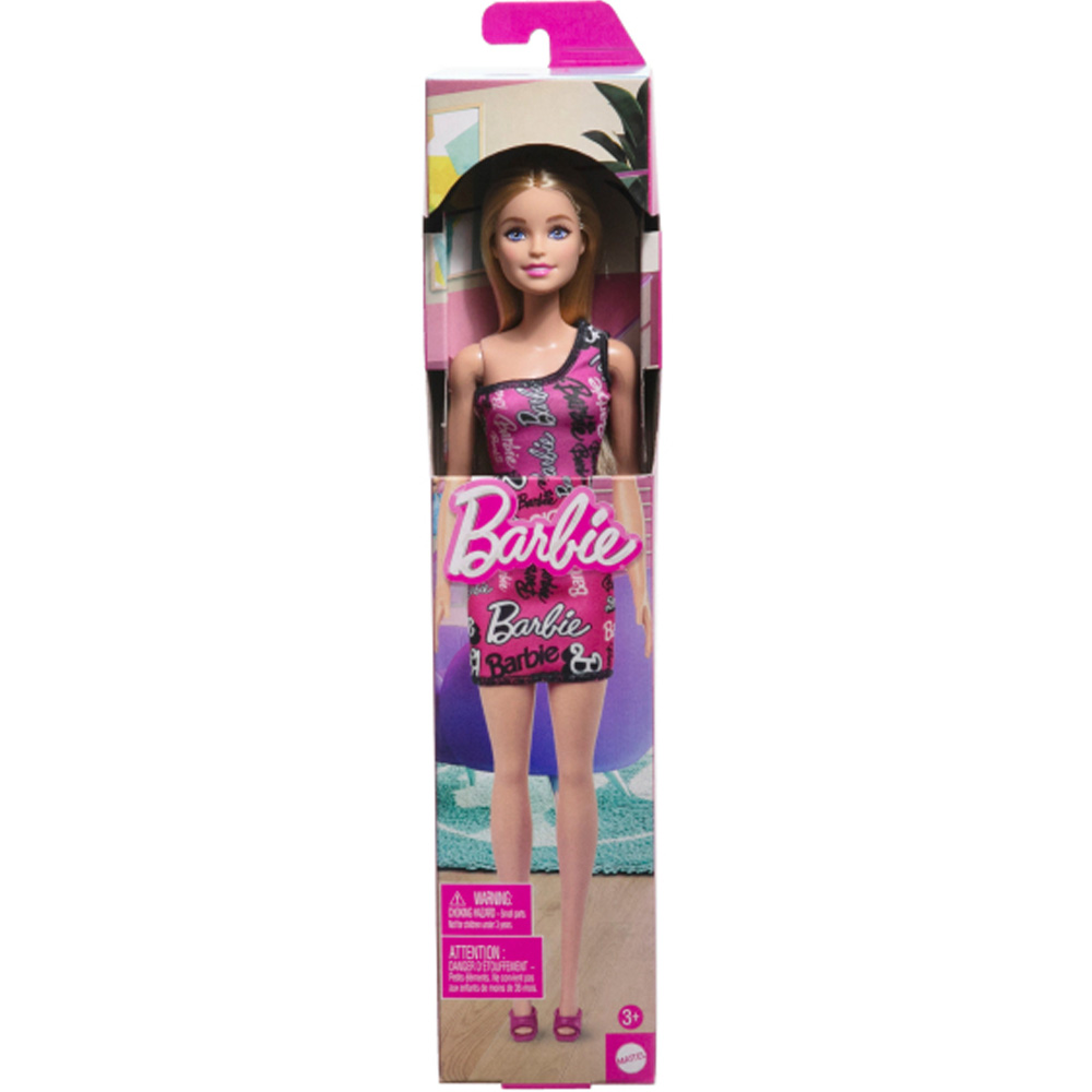 Лялька BARBIE Супер стиль Блондинка у брендованій сукні (HRH07) Для кого для дівчаток