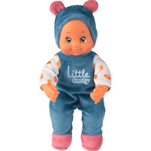 Коляска для ляльок SMOBY Little для прогулянок 3в1 з пупсом Blue (140308)