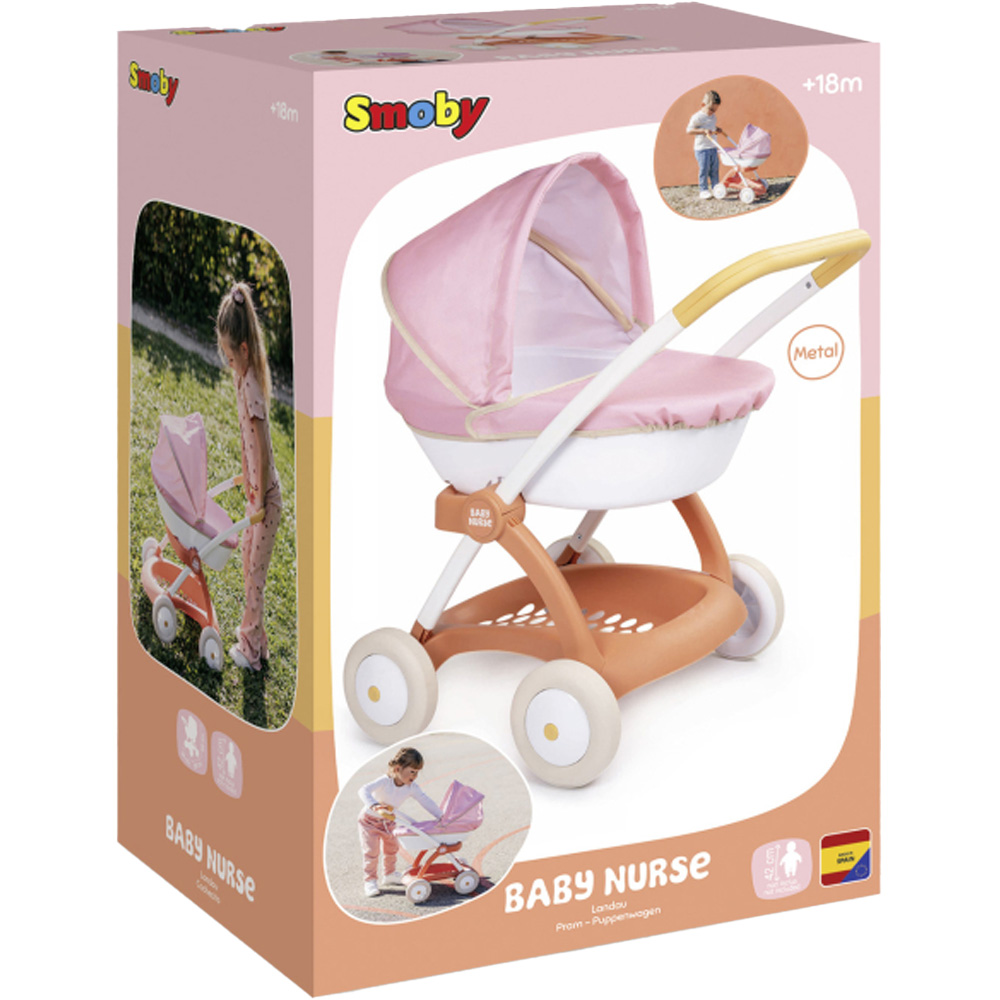 Коляска для ляльки SMOBY Baby Nurse Terracotta powder (7600254124) Тип аксесуари для ляльок і пупсів