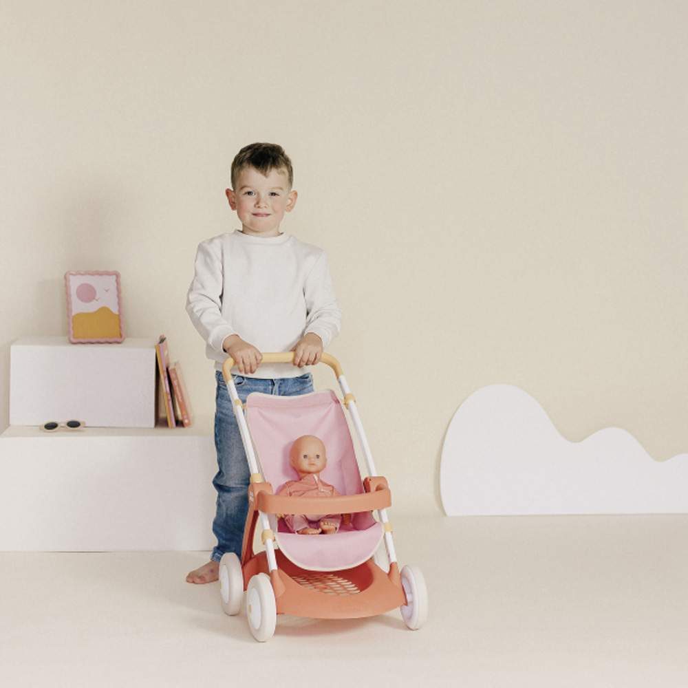 Коляска для куклы SMOBY Baby Nurse Terracotta powder (7242250) Для кого универсально