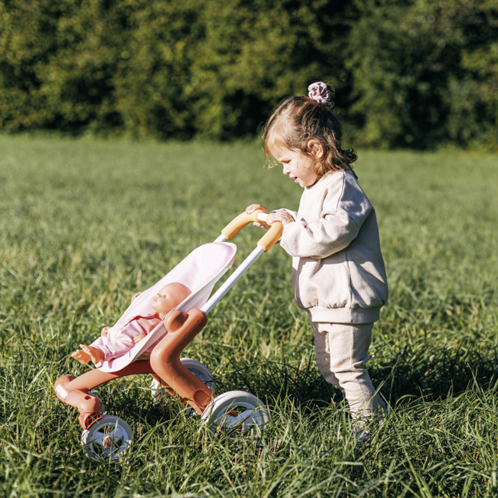 Коляска для ляльки SMOBY Baby Nurse Terracotta powder (7600251224) Для кого універсально