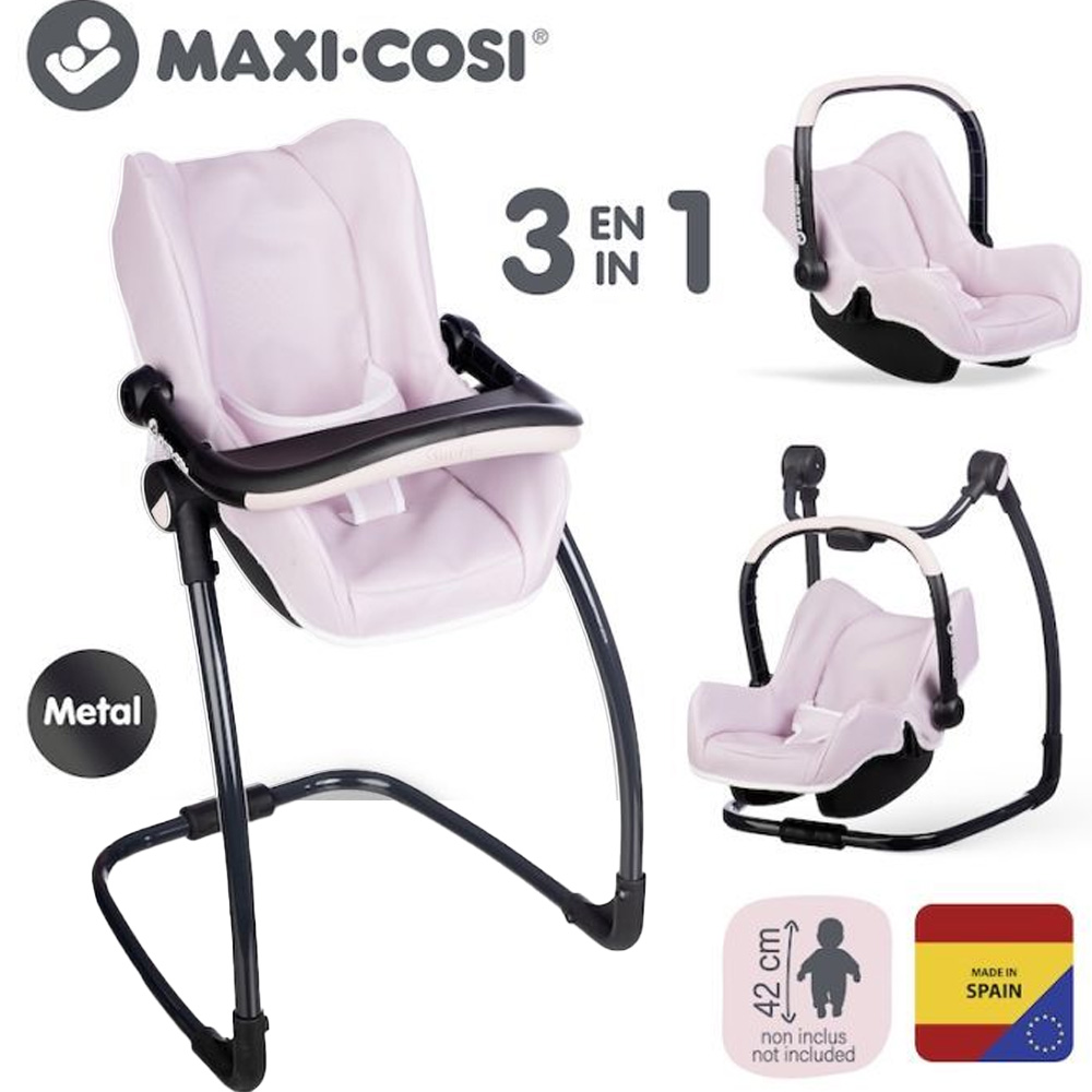 Кресло для куклы SMOBY Maxi-Cosi 3 в 1 Pink (7600240242) Тип аксессуары для кукол и пупсов