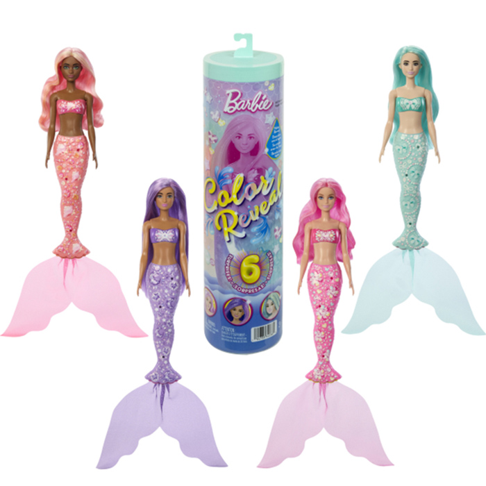 Лялька-сюрприз BARBIE Color Reveal Кулькові улюбленці (JFV58) Комплектація  лялька, одяг, аксесуари, вихованець