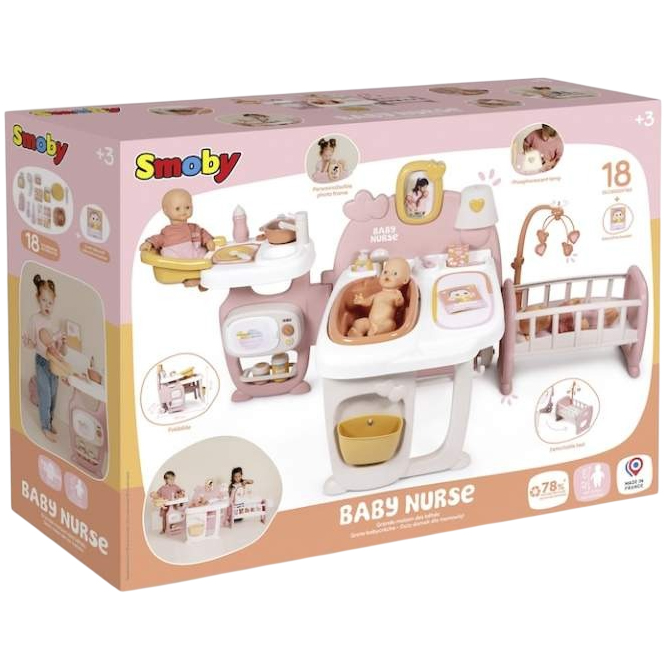 Ігровий набір SMOBY Бебі Ньорс Дитяча кімната (7600220394) Для кого для дівчаток