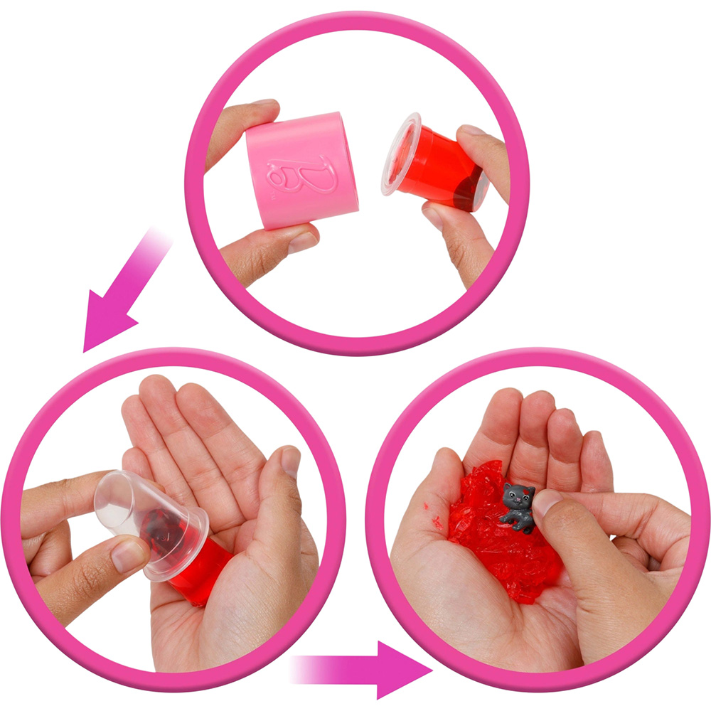 Лялька BARBIE Б'юті-вечірка Party Unboxed у рожево-червоних тонах (JFY68) Вік від 3 років