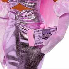 Кукла BARBIE Deluxe style Barbiecore Модница в платье металлик (HYV25)