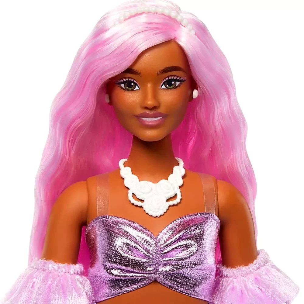 Кукла BARBIE Deluxe style Barbiecore Модница в платье металлик (HYV25) Тип куклы