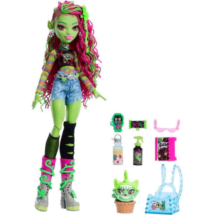 Кукла Monster High Монстро-классика Венера (HRP81) Дополнительно имеет подвижные суставы для самых креативных поз