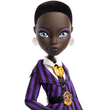 Кукла MONSTER HIGH X Wednesday Бьянка в школьной форме (JDR71)