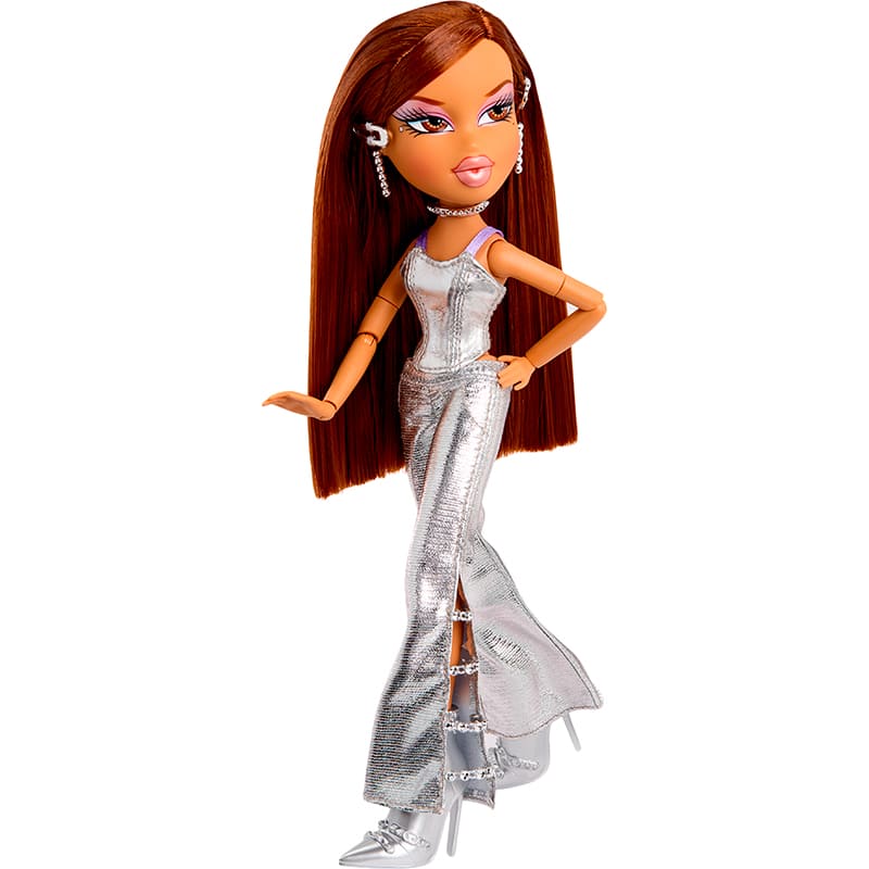 Лялька BRATZ Charmz Ясмин 25 см (599340) Додатково 15 точок артикуляції ляльки; Колекційний ювілейний шарм 25-річчя Bratz