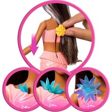 Кукла BARBIE Fantastic fashion Цветочная Магия Русалки Брюнетка (JDM73)