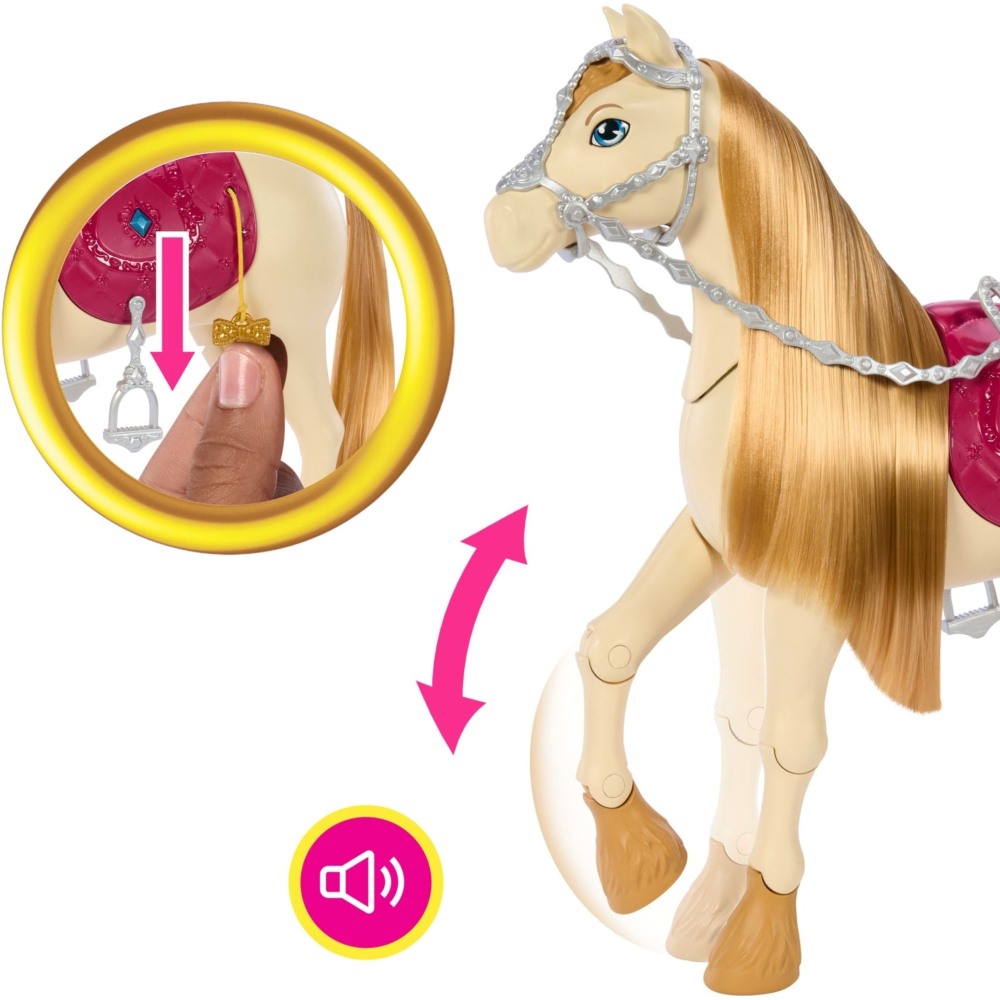 Ігровий набір BARBIE Інтерактивна конячка (HXJ42) Для кого для дівчаток