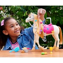 Ігровий набір BARBIE Інтерактивна конячка (HXJ42)