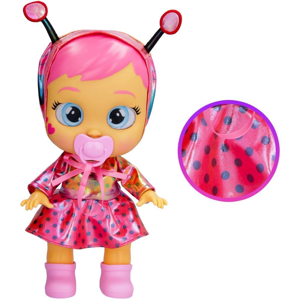 Набор IMC Cry Babies Звезды Плакса Леди с сияющими глазами 30 см (911383) Дополнительно Плачет настоящими слезами; электропитание: 2 батарейки AAA (входят в комплект).