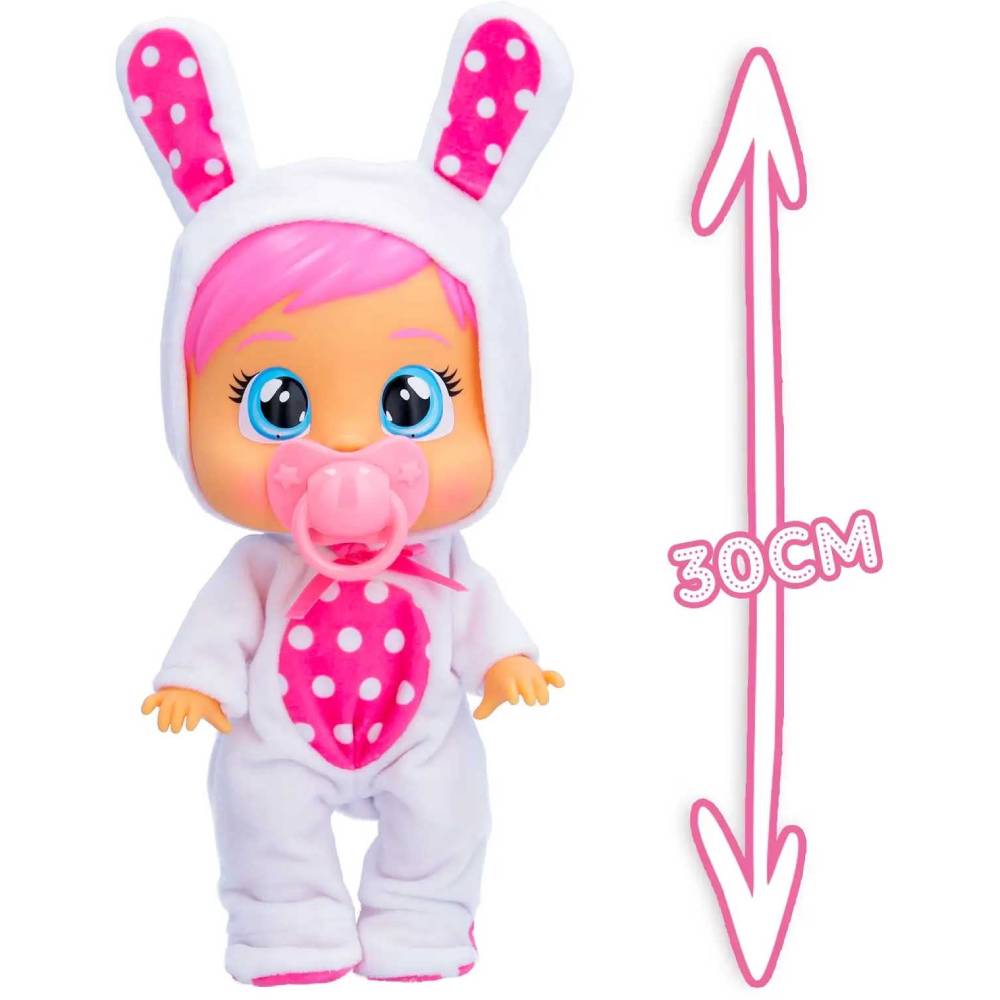 Набір IMC Cry Babies Кохання та турбота Плакса Коня 26 см (904491) Комплектація  Лялька, одяг та 3 аксесуари. У комплекті завжди є пустушка, а решта 2 аксесуарів може бути різними: пляшечка, слюнявчик, підгузник, горщик або посуд.