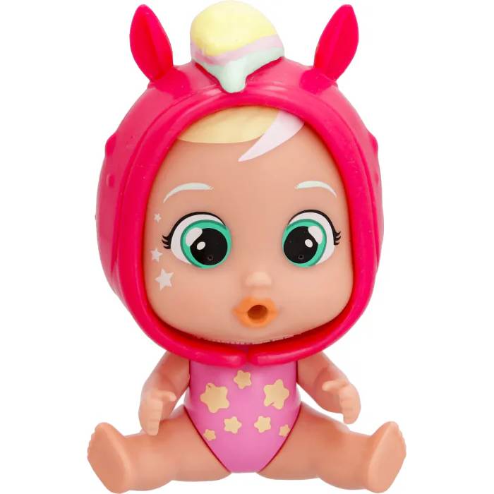 Набір IMC Cry Babies Зіркові таланти Міні лялька Хана (916135) Комплектація  Лялька; пустушка; пляшечка; одяг із силікону; один секретний аксесуар: бант, слинявчик, окуляри чи інший.