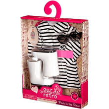 Набор одежды OUR GENERATION Полосатое пальто (BD60012Z)