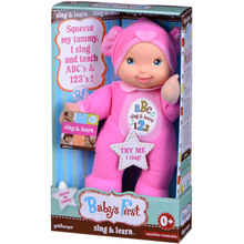 Лялька baby's FIRST Sing and Learn рожевий ведмедик (21180-3)
