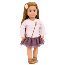 Кукла OUR GENERATION Виена в розовой кожаной куртке 46 см (BD31101Z)