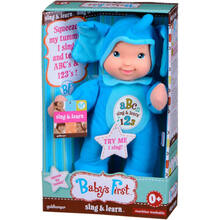 Лялька baby's First Sing and Learn Співай і Вчися Блакитний Слоник 30 см (21180-1)