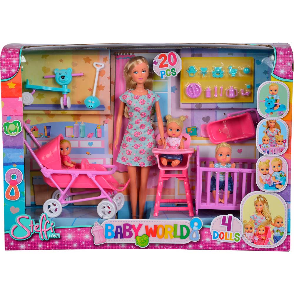 Покупка Кукольный набор Simba Штеффи с детьми и аксессуарами (5736350)
