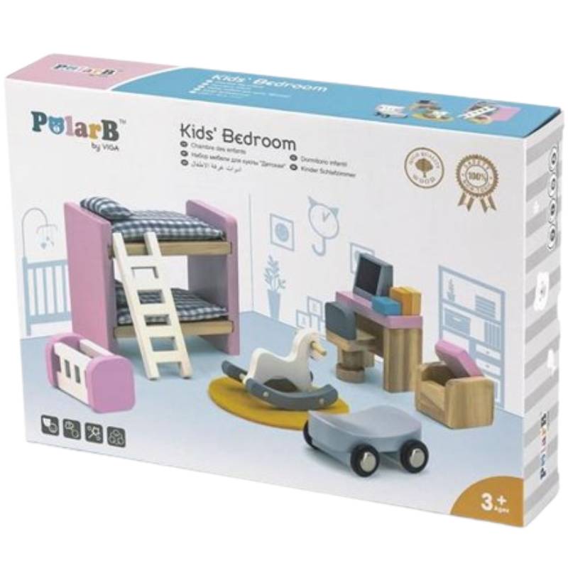 Набор для кукол POLARB Viga Toys Детская комната (44036) Возраст от 3 лет