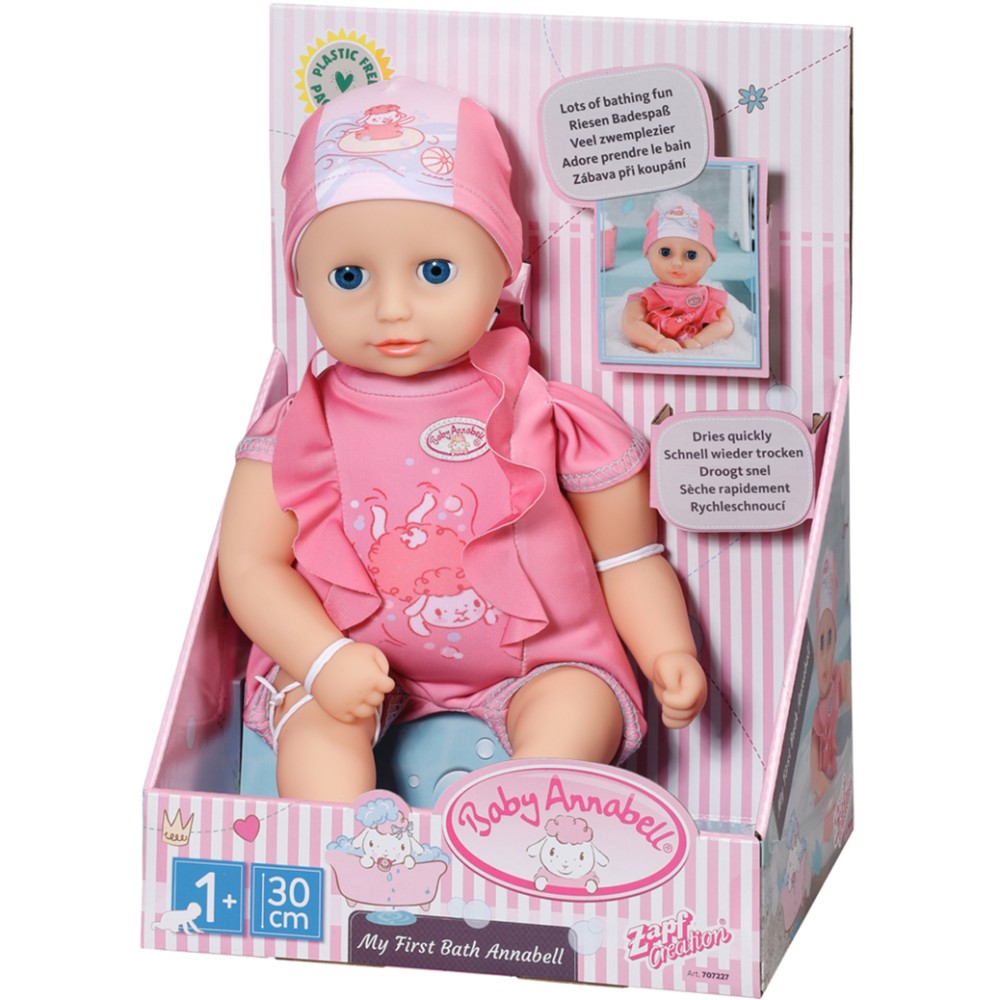 Лялька BABY ANNABELL MY FIRST BATH ANNABELL Прекрасне купання (707227) Для кого для дівчаток