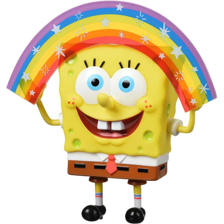 Коллекционная серия SPONGE BOB Masterpiece Memes Collection Rainbow SB (EU691001)