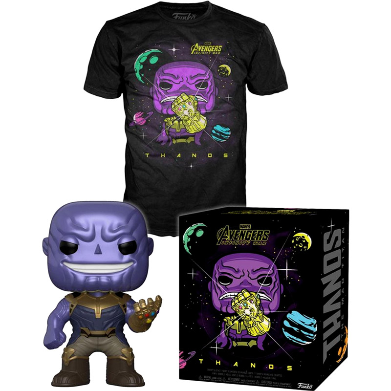 

Фигурка Funko POP and Tee: Infinity War: Thanos L 33456 (FUN25514), POP Набір Фігурка+Футболка and Tee: