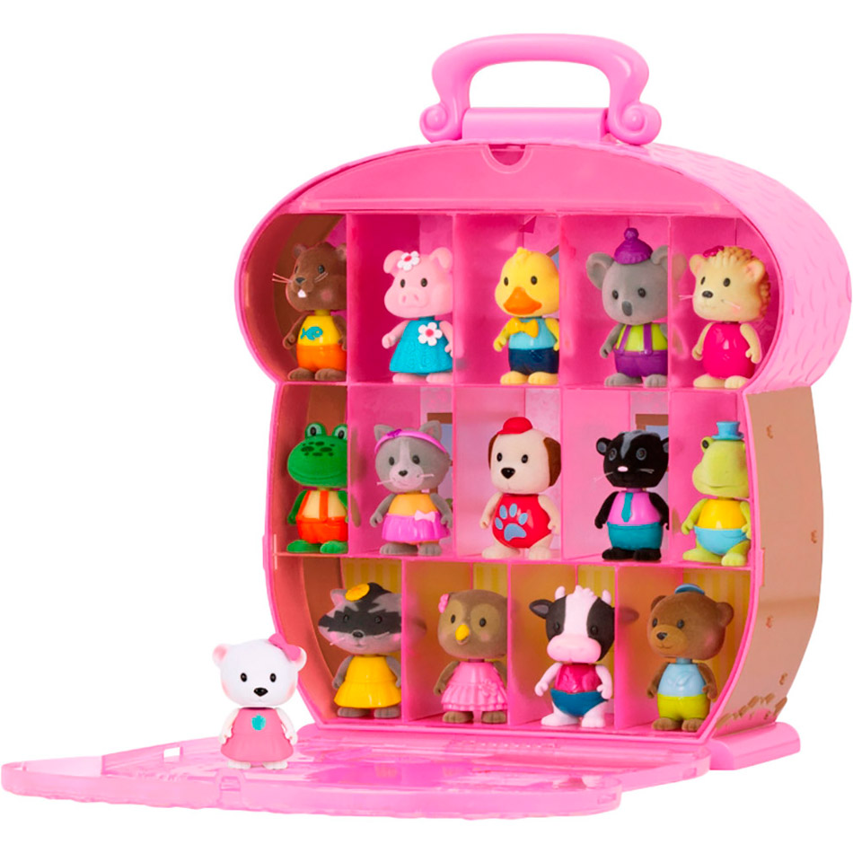 Кейс для фігурок li'l WOODZEEZ Bobblehead Pink (63601Z) Для кого універсально