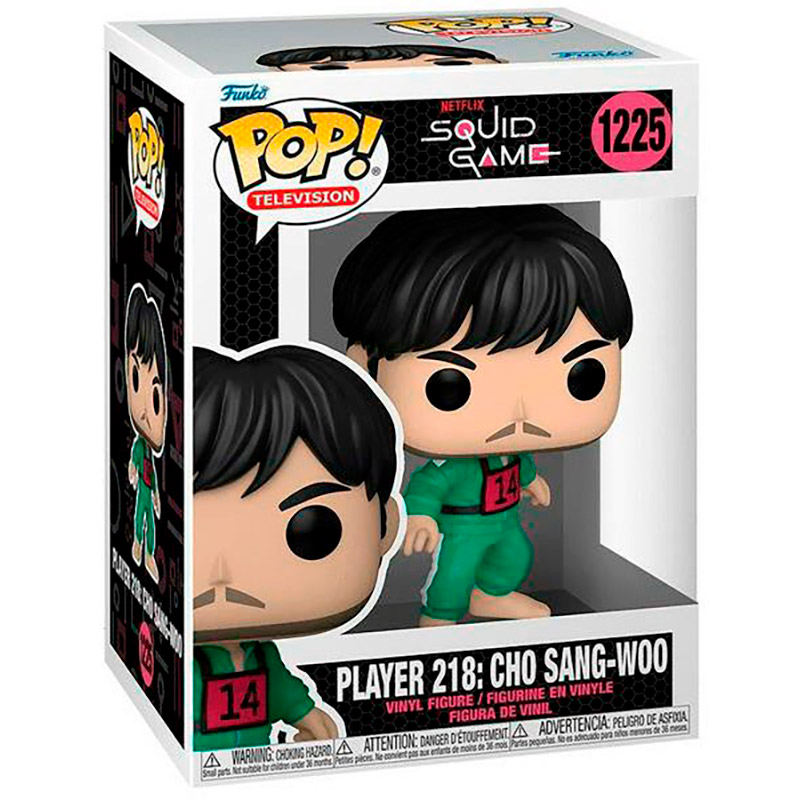 Фігурка FUNKO POP TV: Squid Game Player 218: Cho Sang-Woo 10 см (5908305237358) Для кого універсально