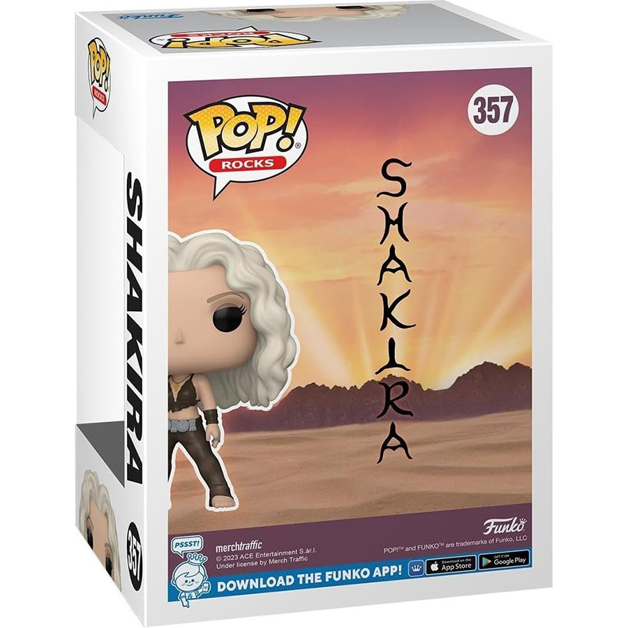 Фігурка FUNKO POP! Rocks: Shakira (Whenever/Whenever) (5908305244981) Тип один предмет