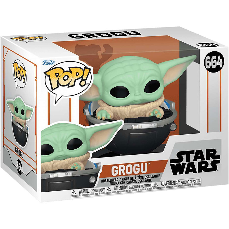 Фигурка FUNKO POP! Star Wars: Mandalorian S9 - Grogu w/prama (5908305247586) Для кого универсально