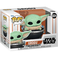 Фигурка FUNKO POP! Star Wars: Mandalorian S9 - Grogu w/prama (5908305247586)