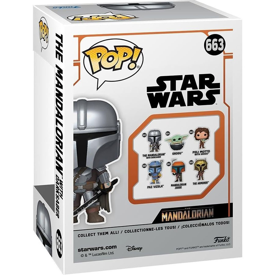 Фигурка FUNKO POP! Star Wars: Mandalorian S9 - The Mandalorian (5908305247593) Тип один предмет