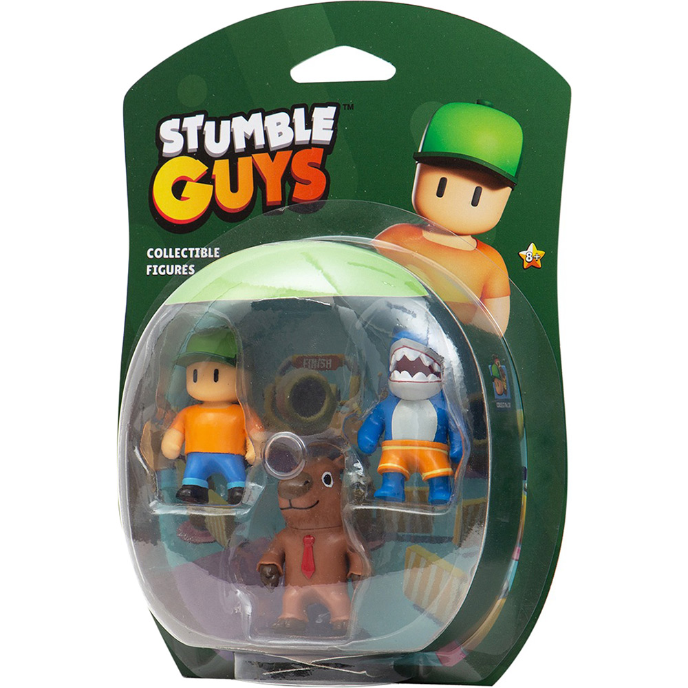 Набор фигурок STUMBLE GUYS Мегалодон, Мистер Стамбл, Капибара (SG2020-1) Тип набор