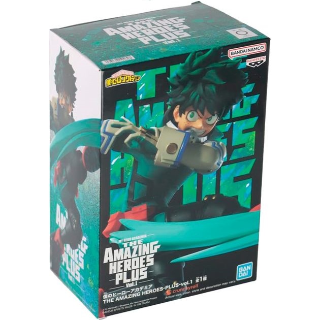 Фігурка BANPRESTO MY HERO ACADEMIA Vol.1 Izuku Midoriya - The Amazing Heroes (BP19269P) Колекційна серія герої кіно