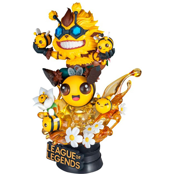 Набор BEAST KINGDOM LEAGUE OF LEGENDS Diorama Stage-119 Beemo & BZZZiggs Set (D-Stage119) Коллекционная серия герои игр