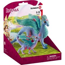 Набір фігурок SCHLEICH Квіткові мама та малюк дракони (70592)