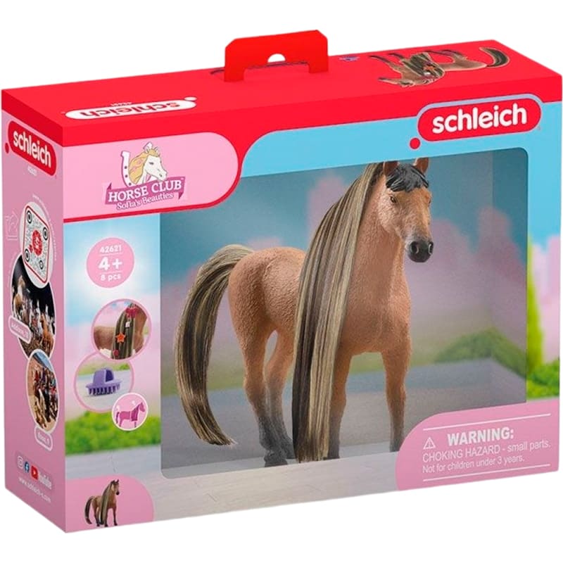 Фігурка Schleich Ахалтекінський жеребець (42621) Комплектація фігурка з аксесуаром