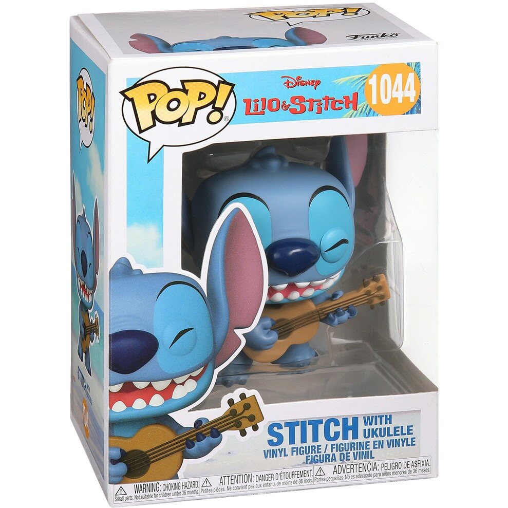 Фигурка Funko Pop Disney Лило и Стич - Стич с укулеле (55615) Комплектация фигурка с аксессуаром