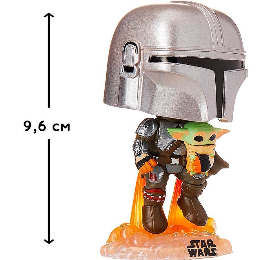 Фигурка Funko Pop Star Wars Мандалорец, летящий с малышом (50959) Для кого универсально