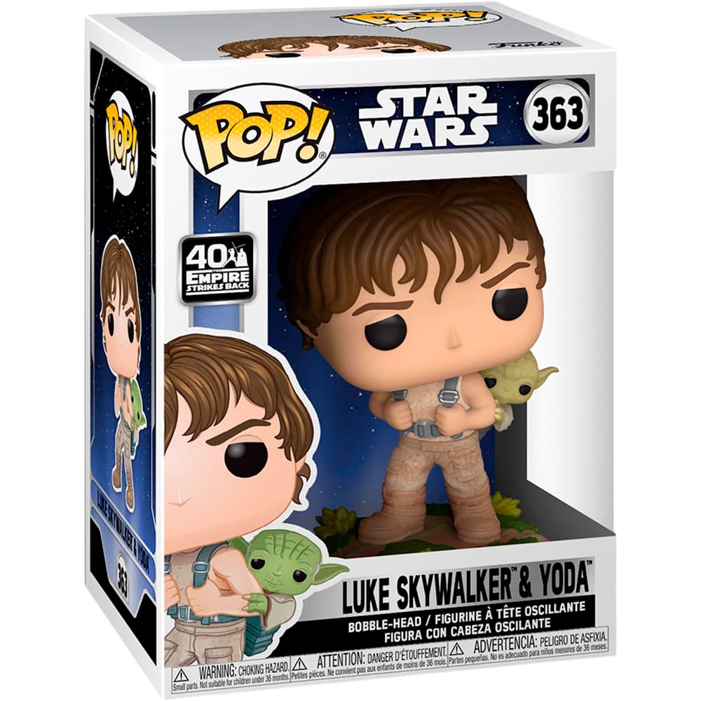 Фігурка FUNKO POP! Star Wars: Епізод 5 Люк з Йодою (46768) Колекційна серія герої кіно