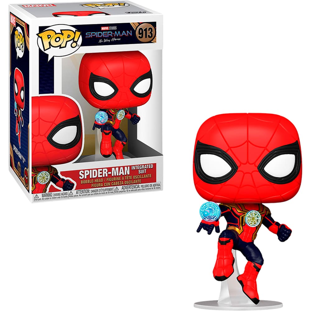 Фігурка FUNKO POP! Spider-Man: Людина-павук в інтегрованому костюмі (56829) Для кого для хлопчиків