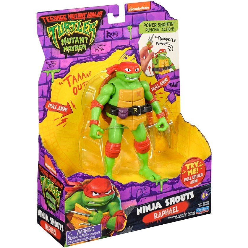 Внешний вид Фигурка TMNT Movie III Рафаэль (83354)