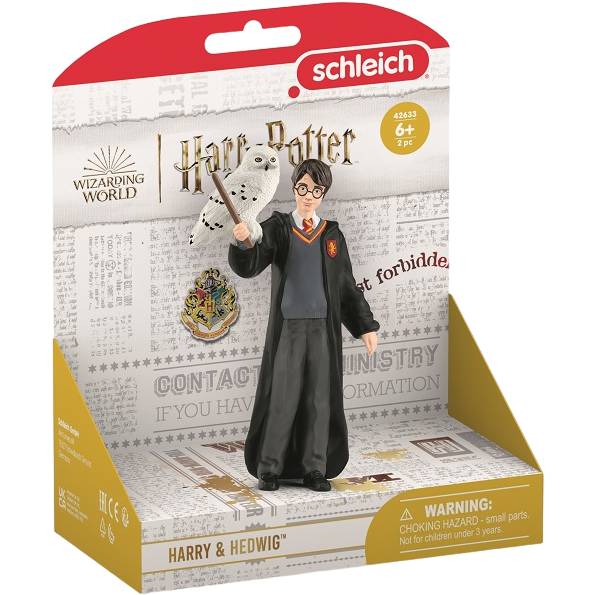 Фігурка Schleich HARRY POTTER Гаррі Поттер та сова Гедвіга Для кого універсально