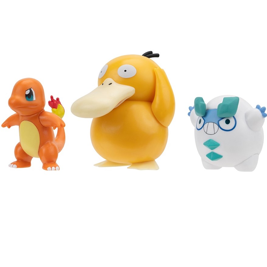 Набор фигурок Pokemon W19 Чармандер, Галарский дарумака, Псайдак (PKW3598) Тип набор